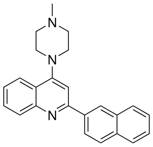 4-(4-METHYL-PIPERAZIN-1-YL)-2-NAPHTHALEN-2-YL-QUINOLINE