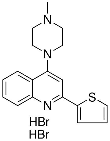 4-(4-METHYL-PIPERAZIN-1-YL)-2-THIOPHEN-2-YL-QUINOLINE, DI-HYDROBROMIDE