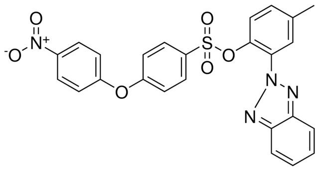 4-(4-NITRO-PHENOXY)-BENZENESULFONIC ACID 2-BENZOTRIAZOL-2-YL-4-ME-PHENYL ESTER