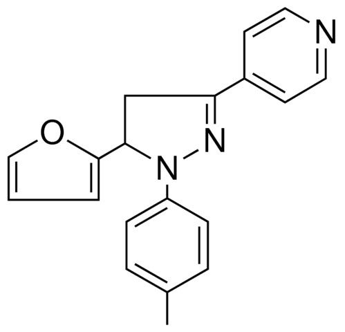 4-(5-FURAN-2-YL-1-P-TOLYL-4,5-DIHYDRO-1H-PYRAZOL-3-YL)-PYRIDINE