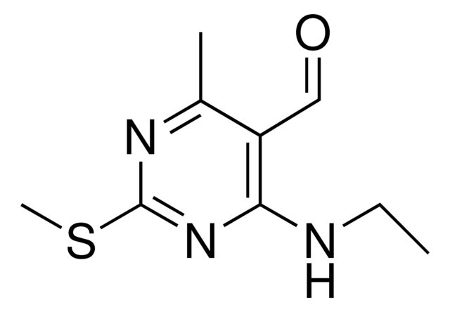 4-(Ethylamino)-6-methyl-2-(methylsulfanyl)-5-pyrimidinecarbaldehyde