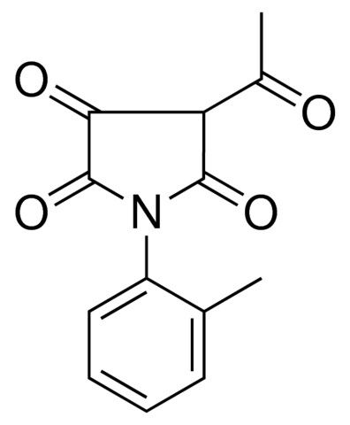 4-ACETYL-1-(2-METHYLPHENYL)-2,3,5-PYRROLIDINETRIONE