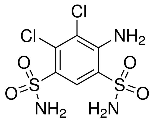 4-amino-5,6-dichloro-1,3-benzenedisulfonamide