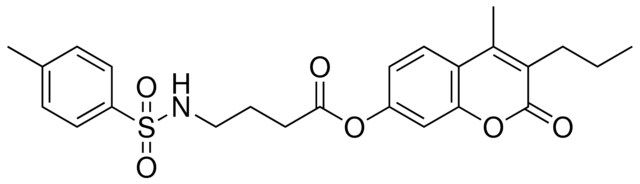 4-(TOLUENE-4-SULFONYLAMINO)-BUTYRIC ACID 4-ME-2-OXO-3-PR-2H-CHROMEN-7-YL ESTER