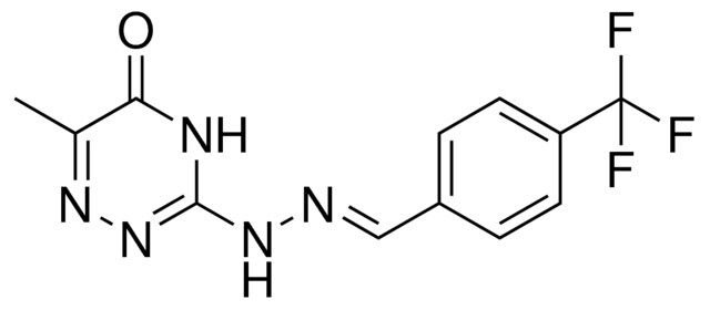 4-(TRI-F-ME)BENZALDEHYDE (6-ME-5-OXO-4,5-DIHYDRO-1,2,4-TRIAZIN-3-YL)HYDRAZONE