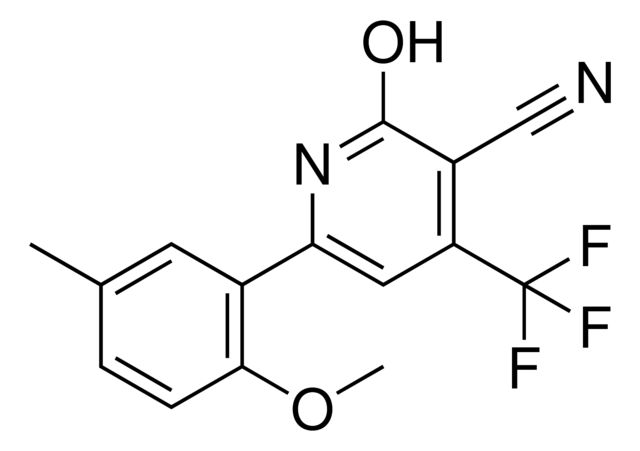 4-(Trifluoromethyl)-2-hydroxy-6-(2-methoxy-5-methylphenyl)pyridine-3-carbonitrile