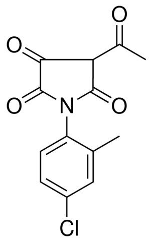 4-ACETYL-1-(4-CHLORO-2-METHYLPHENYL)-2,3,5-PYRROLIDINETRIONE