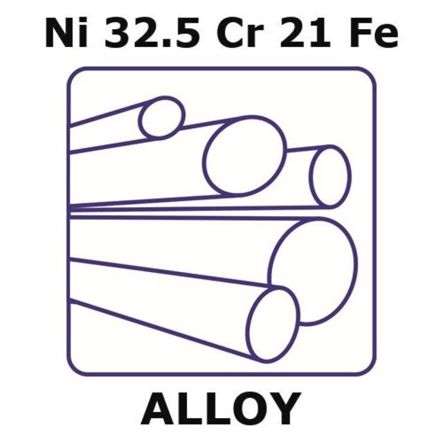 Incoloy<sup>®</sup> alloy 800-heat resisting alloy, Ni32.5Cr21Fe