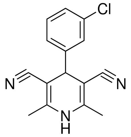 4-(3-CHLORO-PHENYL)-2,6-DIMETHYL-1,4-DIHYDRO-PYRIDINE-3,5-DICARBONITRILE