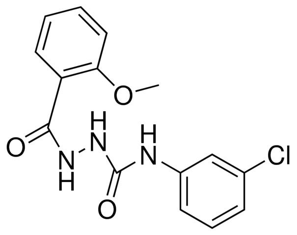 4-(3-CHLOROPHENYL)-1-(2-METHOXYBENZOYL)SEMICARBAZIDE