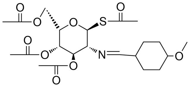 3,4,6-TRI-O-ACETYL-1-S-ACETYL-2-DEOXY-2-{[(4-METHOXYCYCLOHEXYL)METHYLENE]AMINO}-1-THIO-ALPHA-L-IDOPYRANOSE