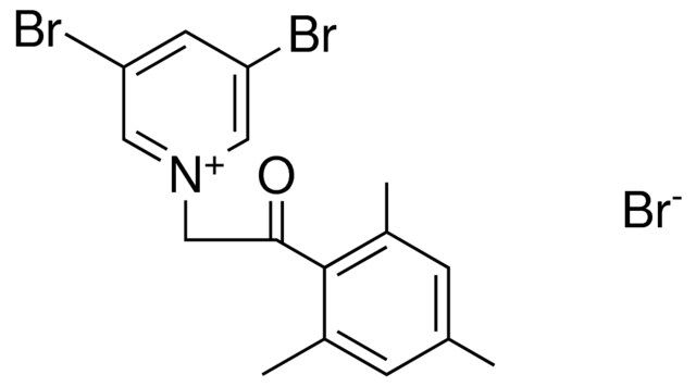 3,5-DIBROMO-1-(2-OXO-2-(2,4,6-TRIMETHYL-PHENYL)-ETHYL)-PYRIDINIUM, BROMIDE