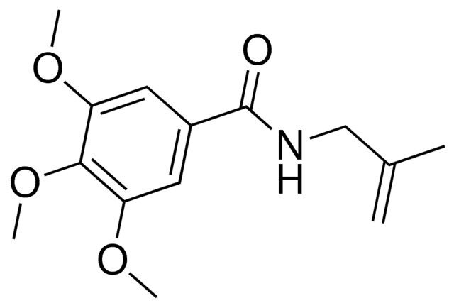 3,4,5-trimethoxy-N-(2-methyl-2-propenyl)benzamide