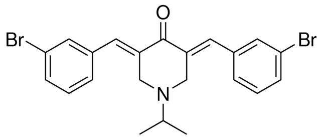 3,5-BIS(3-BROMOBENZYLIDENE)-1-ISOPROPYL-4-PIPERIDINONE