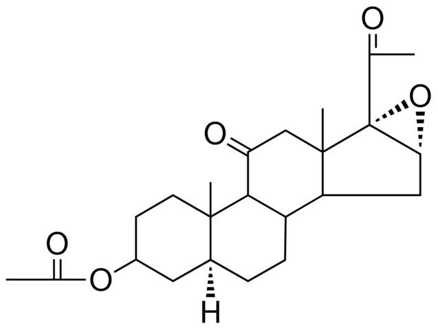 3BETA-ACETOXY-16,17ALPHA-EPOXY-5DEXTRO-PREGNANE-11,20-DIONE