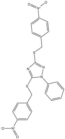 3,5-Bis(4-nitrobenzylthio)-1-phenyl-1<i>H</i>-1,2,4-triazole