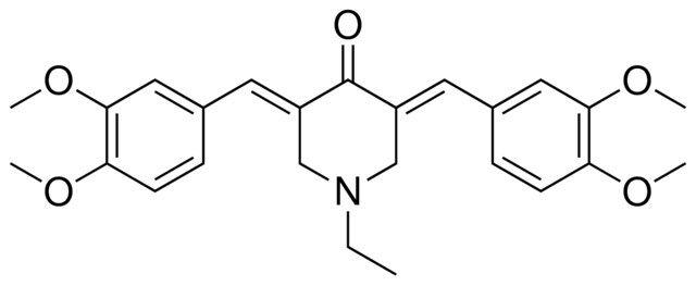 3,5-BIS(3,4-DIMETHOXYBENZYLIDENE)-1-ETHYL-4-PIPERIDINONE