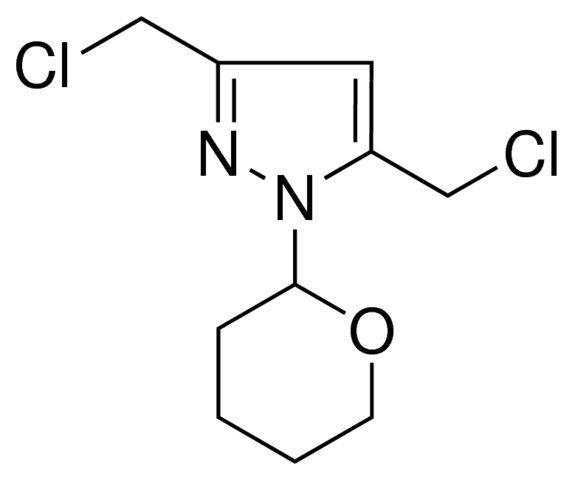 3,5-BIS(CHLOROMETHYL)-1-TETRAHYDRO-2H-PYRAN-2-YL-1H-PYRAZOLE