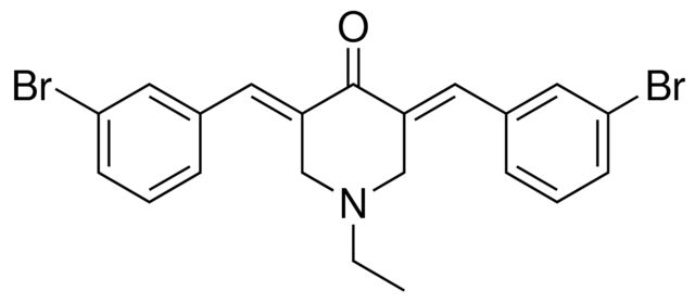 3,5-BIS(3-BROMOBENZYLIDENE)-1-ETHYL-4-PIPERIDINONE