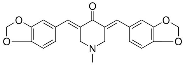 3,5-BIS(1,3-BENZODIOXOL-5-YLMETHYLENE)-1-METHYL-4-PIPERIDINONE