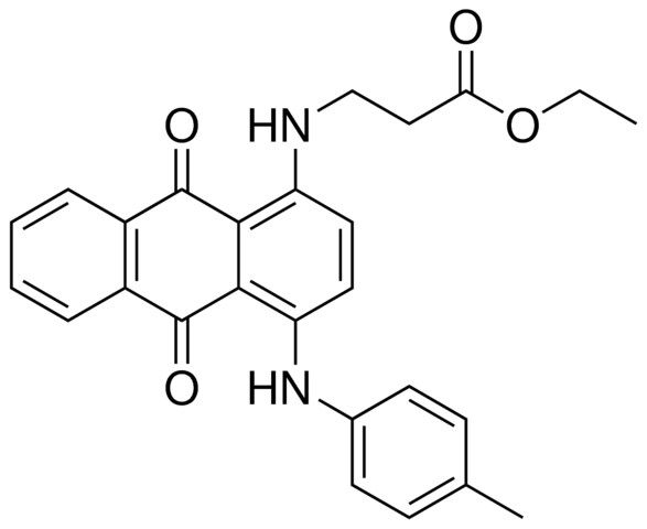 3(9,10-DIOXO-4-P-TOLYLAMINO-9,10-2H-ANTHRACEN-1-YLAMINO)-PROPIONIC ACID ET ESTER