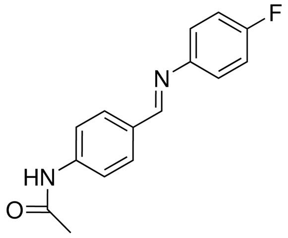 4'-(4-FLUOROPHENYLIMINOMETHYL)ACETANILIDE