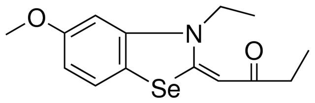 3-ETHYL-2,3-DIHYDRO-5-METHOXY-2-(2-OXOBUTYLIDENE)BENZOSELENAZOLE