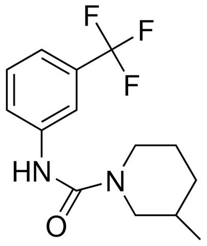 3-METHYL-1-(N-(3-TRIFLUOROMETHYLPHENYL)CARBAMOYL)PIPERIDINE