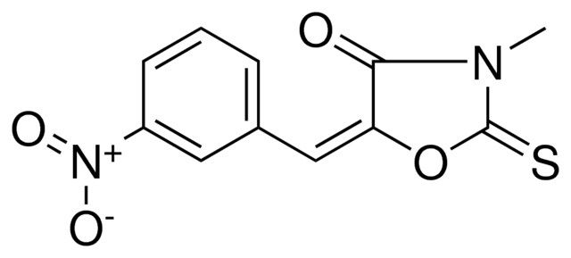 3-METHYL-5-(3-NITRO-BENZYLIDENE)-2-THIOXO-OXAZOLIDIN-4-ONE