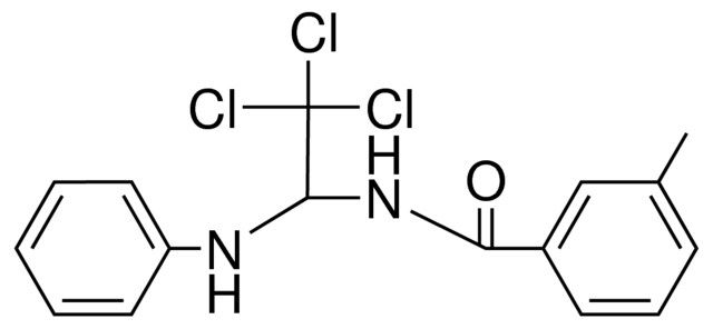 3-METHYL-N-(2,2,2-TRICHLORO-1-PHENYLAMINO-ETHYL)-BENZAMIDE