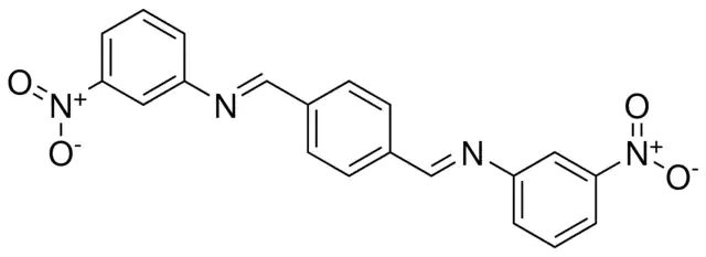 3-NITRO-N-[(E)-(4-{(E)-[(3-NITROPHENYL)IMINO]METHYL}PHENYL)METHYLIDENE]ANILINE