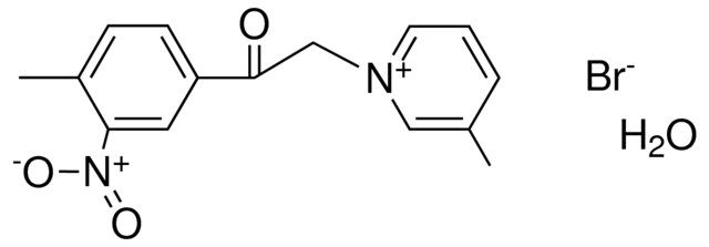 3-METHYL-1-(2-(4-METHYL-3-NITRO-PHENYL)-2-OXO-ETHYL)-PYRIDINIUM, BROMIDE HYDRATE