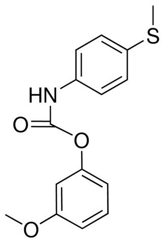 3-METHOXYPHENYL N-(4-(METHYLTHIO)PHENYL)CARBAMATE