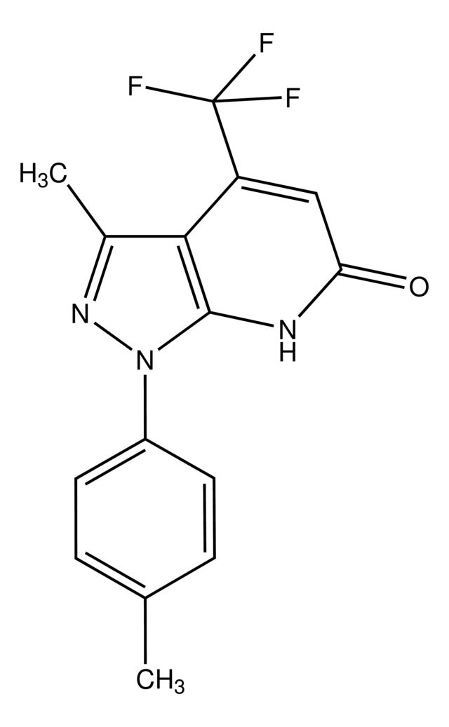 3-Methyl-1-<i>p</i>-tolyl-4-(trifluoromethyl)-1<i>H</i>-pyrazolo[3,4-<i>b</i>]pyridin-6(7<i>H</i>)-one