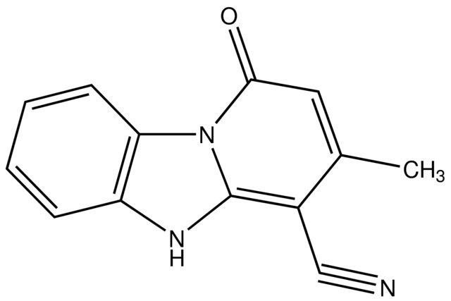 3-Methyl-1-oxo-1,5-dihydropyrido[1,2-<i>a</i>]benzimidazole-4-carbonitrile