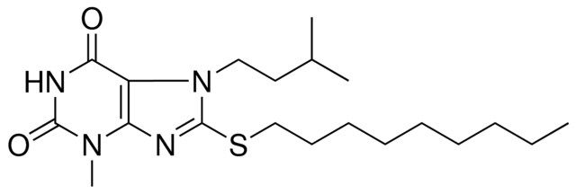 3-METHYL-7-(3-METHYL-BUTYL)-8-NONYLSULFANYL-3,7-DIHYDRO-PURINE-2,6-DIONE