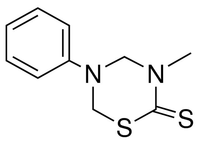 3-METHYL-5-PHENYL-3,4,5,6-TETRAHYDRO-2H-1,3,5-THIADIAZINE-2-THIONE