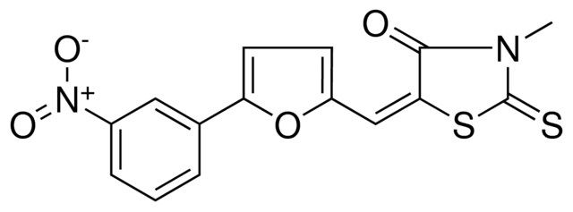 3-METHYL-5-(5-(3-NITRO-PHENYL)-FURAN-2-YLMETHYLENE)-2-THIOXO-THIAZOLIDIN-4-ONE