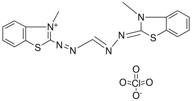 3-METHYL2((3METHYL2BENZOTHIAZOLINYLIDENE)HYDRAZONOMETHYLAZO)BENZOTHIAZOLIUM CLO4