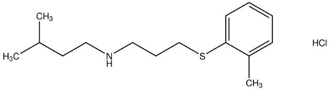 3-methyl-N-{3-[(2-methylphenyl)sulfanyl]propyl}-1-butanamine hydrochloride