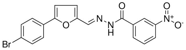 3-NITRO-BENZOIC ACID (5-(4-BROMO-PHENYL)-FURAN-2-YLMETHYLENE)-HYDRAZIDE