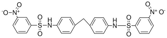 3-NITRO-N-[4-(4-{[(3-NITROPHENYL)SULFONYL]AMINO}BENZYL)PHENYL]BENZENESULFONAMIDE