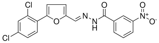 3-NITRO-BENZOIC ACID (5-(2,4-DICHLORO-PHENYL)-FURAN-2-YLMETHYLENE)-HYDRAZIDE