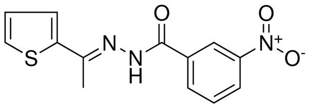 3-NITRO-BENZOIC ACID (1-THIOPHEN-2-YL-ETHYLIDENE)-HYDRAZIDE