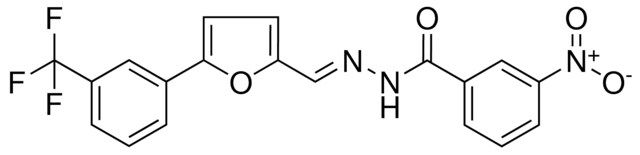 3-NITRO-BENZOIC ACID (5-(3-TRIFLUOROMETHYL-PH)-FURAN-2-YLMETHYLENE)-HYDRAZIDE