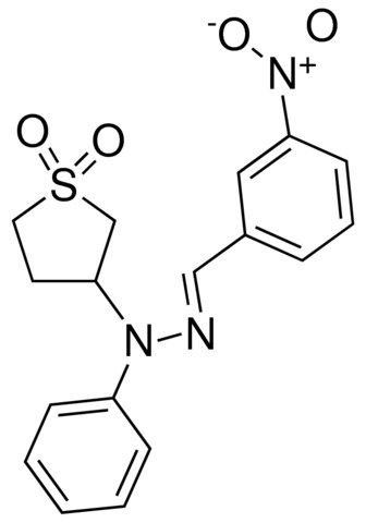 3-NITROBENZALDEHYDE N-PHENYL-N-(3-SULFOLANYL)HYDRAZONE