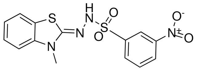 3-NITROBENZENESULFONIC (3-METHYL-2-BENZOTHIAZOLINYLIDENE)HYDRAZIDE