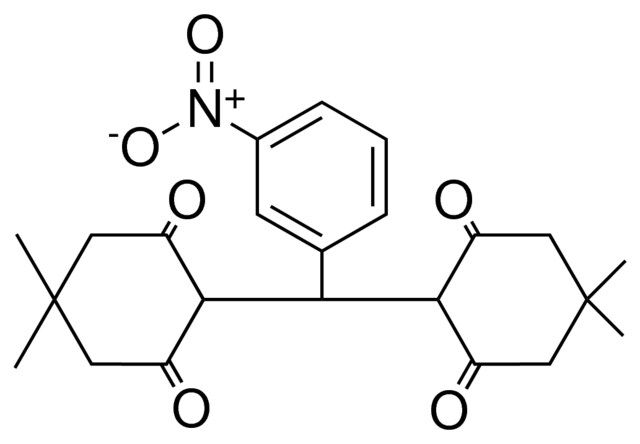 3-NITROBENZYLIDENE-2,2'-BIS(5,5-DIMETHYL-1,3-CYCLOHEXANEDIONE)