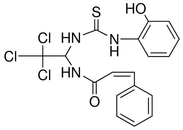 3-PH-N-(2,2,2-TRICHLORO-1-(3-(2-HYDROXY-PHENYL)-THIOUREIDO)-ETHYL)-ACRYLAMIDE