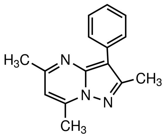 3-Phenyl-2,5,7-trimethyl-pyrazolo[1,5-<i>a</i>]pyrimidine